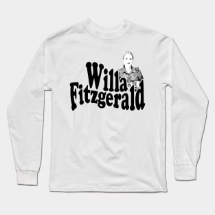 Willa Fitzgerald graphic illustration design Long Sleeve T-Shirt